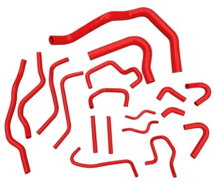 Manguito Intercoler Manguera De Calefacción Del Radiador Refrigerante MR404876 MR404869 MD364086 MD308942 MD308943 Para Pajero Para Montero Para V73 Para V75 Para V77(Red)