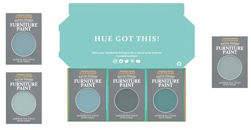 Rust-Oleum Furniture Paint in Satin Finish – Ocean Blues Tester Box