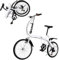 20 Zoll Faltrad Klapprad mit 6 Gang-Schaltung Klappfahrrad Erwachsene Weiß Fahrrad für Damen und Herren Folding City Bike geeignet für Sport Outdoor Radfahren Pendeln