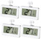 Kühlschrankthermometer, 4 Stück Mini Thermometer Kühlschrank mit Gut Lesbarem LCD-Anzeige, Digitale Wasserdichte Thermometer Gefrierschrank Magnetisch für Restaurants,Außen,Home,Lnnen,Bars,Cafés