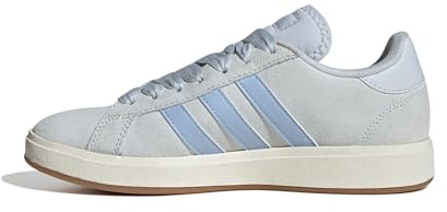 adidas Women's Grand Court Base 00s Shoes, Halo Blue/Glow Blue/Chalk White, 8.5 UK