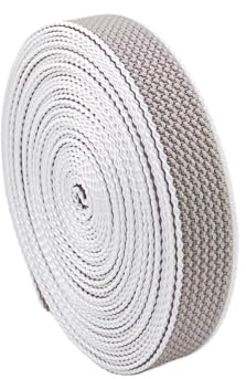 Rollladengurt 18 mm breit – 50 m Länge – Grau – aus hochwertigem Polypropylen – robuster Gurtband für Rollladen | UV-beständig & reißfest | Ersatz-Gurtband für Gurtwickler – Made in Germany