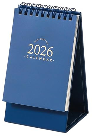 Calendrier de bureau 2026 - 16 mois - Références allant de septembre 2025 à décembre 2026 - Calendrier mensuel de table pour planifications, notes, calendrier mural en papier