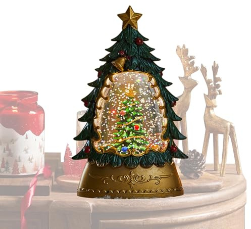 Jul Snöglob Lykta - Jul Tomte Snöglob Med Belysning,Batteridriven Inomhus Utomhus Scendekoration För Säsongsbetonade Kvinnor Tonåringar Vuxna Män Vänner