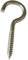 30 PCS Stainless Steel (304) Screw-in Hooks 3 Sizes 40mm 50mm 65mm Eyelet Screw Hooks Sturdy Cup Hooks for Hanging Outside Lights
