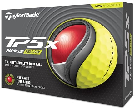 TaylorMade TM24 TP5x YLW GLB dz, Giallo, TP5x