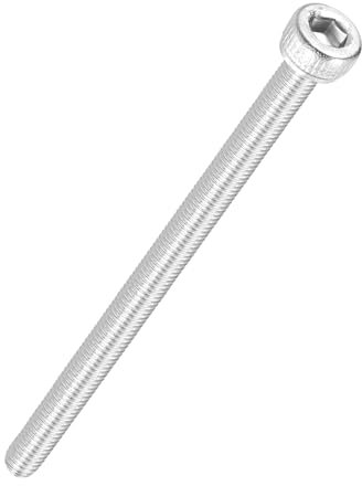 Kozelo 20pcs Tornillos de Cabeza Hexagonal - [M3-0.5 x 50mm] Acero Inoxidable 304 Totalmente Roscado Allen Tornillo para Motor Eléctrico Ventilador Impresión 3D Reparación, Plateado