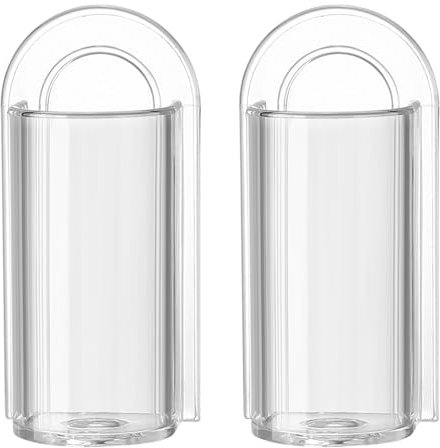 2 Pcs Porte Brosse à Dents Mural, Support Brosse a Dent Electrique Murale, Porte-Brosse à Dents Mural Salle de Bain Autocollant sans Perçage, Support pour Brosses à Dent électriques