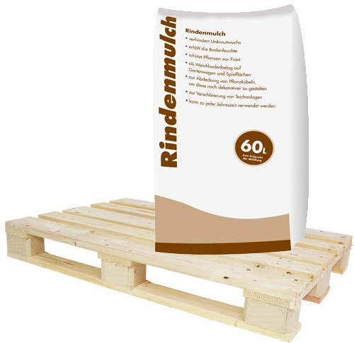 Hamann Rindenmulch 0-40 mm 2880 Liter - Zur Abdeckung der Böden/Deko