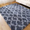Leesentec Area Rug - Anti Slip, Shaggy Grey, Large Fluffy Carpet for Living Room & Bedroom (Dark Grey, 160 * 200cm)