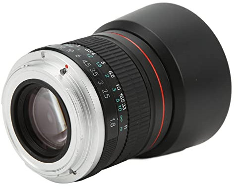 Entatial Objectif Portrait 85 mm F1.8, Mise au Point Manuelle 85 mm F1.8 9 éléments 7 Groupes 6 Lames Objectif Portrait Plein Format pour Appareil Photo 5D4