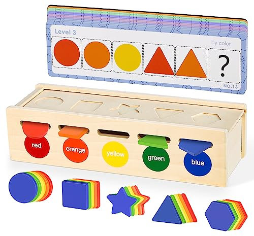 Joyreal Montessori Spielzeug Baby, Motorikspielzeug ab 2 Jahr, Lernspielzeug für Babygeschenk, Sortieren Spielzeug ab 2 3 Jahre
