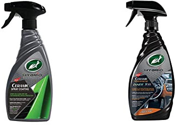 Turtle Wax Hybrid Solutions Ceramic Spray Spray Coating & Chemical Resistance for Up to a Year - Sweet Mango Tropical Scent & 53806 Hybrid Solutions Ceramic Graphene Inside Job,