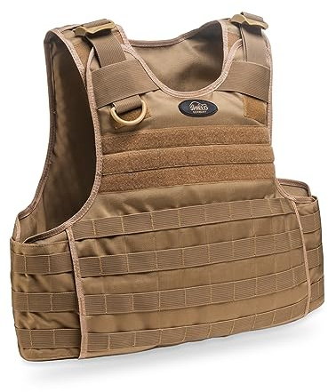 SHIELD Germany® SK1 till SK4+ platthållare väst – taktisk skyddsväst, skottsäker väst, Utan ballistiskt skydd, M