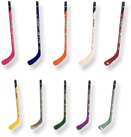 HAGAN Mini Knee Hockey Composite Stick (Right, Orange)