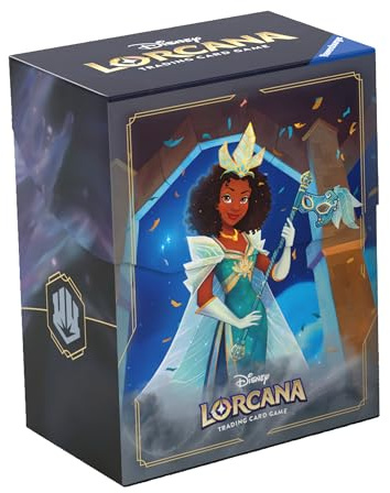 Ravensburger - Disney Lorcana TCG: Cieli Scintillanti, Tiana Deck Box 80 Carte, Porta Mazzo di Carte da Gioco Collezionabili, Gioco Adulti e Bambini, Idea Regalo 8+ Anni, Edizione in Italiano