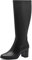 MARCO TOZZI Damen Hohe Stiefel mit Absatz Vegan aus Kunstleder, Schwarz (Black), 40 EU