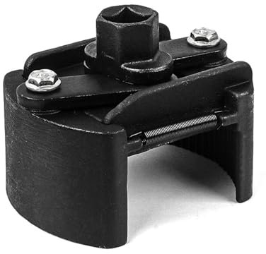 Waremax Universal-Ölfilterschlüssel, Ø 60-80 mm Ölfilterschlüssel Verstellbar, Ölfilterschlüssel für Auto Motorrad