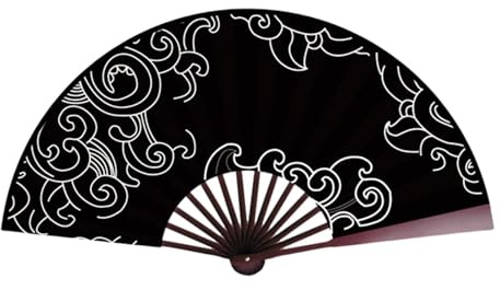 Kustimantu Ventilatore a mano pieghevole, pieghevole, ventilatore a mano pieghevole - Ventilatori pieghevoli decorativi - Strumenti di raffreddamento del clima caldo, accessori per prestazioni