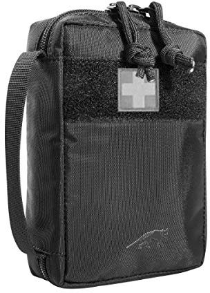 Tasmanian Tiger TT First Aid Basic leichtes Erste Hilfe Set für Unterwegs und Zuhause, ideal für Wanderungen Trekking Outdoor Fahrrad Büro, Schwarz