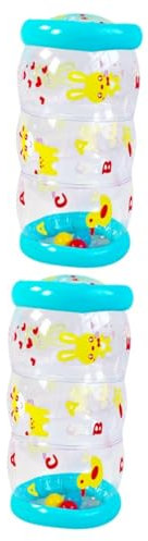 TOYANDONA 2 Piezas Rodillo para niños Juguete Inflable Rodillo para Gatear Bebe Juguetes Rodillos Colorido Juguete de bebé gateando Colorido Juguete para Gatear Vistoso