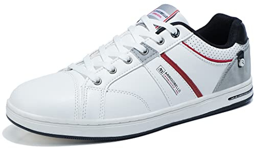 ARRIGO BELLO Chaussure Hommes Basket Ville Sneaker Cuir Taille 41-46 | Léger,Mode,Respirant,Résistant,Antidérapant,Confort,Décontracté,Marche,Quatre Saisons,Lacet,Sport,Outdoor