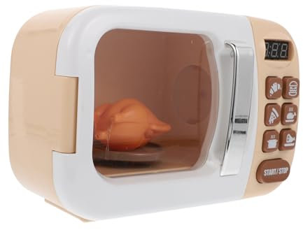 SUPVOX 1pieza Microondas De Juguete Educativo para Decoración De Casa De Juguete para Desarrollo Infantil Accesorio De Cocina para