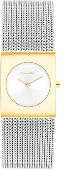 Calvin Klein analog kvartsur för kvinnor CK Pulse kollektion med rostfritt stål nätarmband