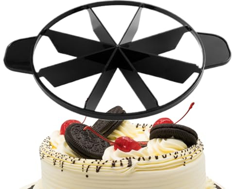 Taglierina per torte e server, in acciaio inox, con 12 fette regolabili, divisori per pastrie professionali, strumento per servire il fondente e il dessert per matrimoni, feste di compleanno