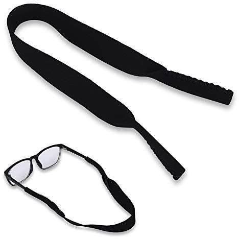 Yosoo Health Gear 5 PCS Sports Eyeglass Strap, Elastic Sunglasses Lanyard Adjustable Non-slip Eyewear Retainer Glasses Cord Eyeglass Holder Strap Band Glasses Head Band Neck Strap for Men Women Kids