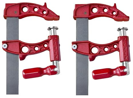 Piher Maxipress F Lot de 2 serre-joints haute performance - Force de serrage de 1000 kg - Filetage protégé - Idéal pour le soudage (50 cm)