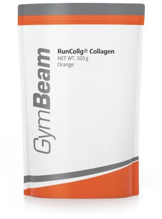 GymBeam Collagene Idrolizzato in Polvere, Collagene Bovino di Alta Qualità con Vitamina C, Contribuisce alla Produzione di Collagene e alla Funzione di Ossa e Cartilagini (Orange)