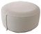 ED ENJOY HOME - Puf de Exterior Redondo Hinchable, Beige Natural, 55 x 55 cm, con Funda colección jardín Costa