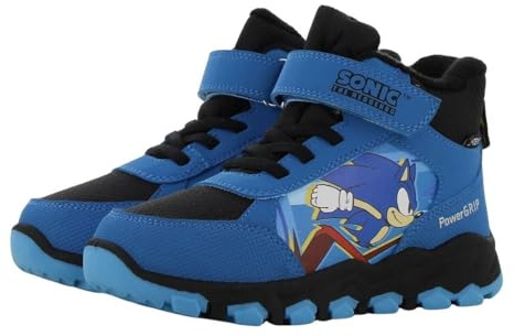 Leomil Sonic Botte de Neige Bottes d'hiver 27, Semelle antidérapante pour les jours d'hiver froids, Bleu