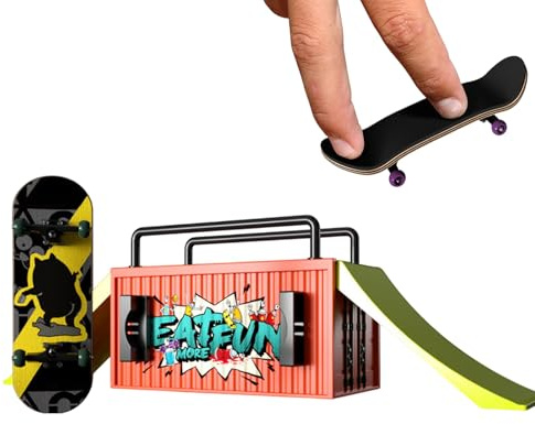 Generiska små skateboards för barn – fingerboards fingerleksak kreativ, fingerskateboard kit fingerbrädor, leksak kompakt hand och vuxna | Multisyfte Outdoor Indoor Utility