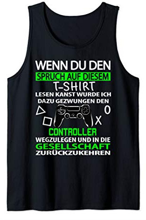 Gamer Zocker Games Pc - Lustiges Gaming Spruch Tank Top