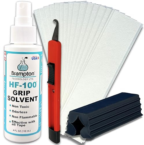 Brampton Premium-Golfgriff-Set für Golfschläger-Regripping (5,1 x 25,4 cm Golfgriffbandstreifen) – macht die Reparatur des Golfgriffs sicher und einfach – ungiftig, nicht brennbar und geruchloses