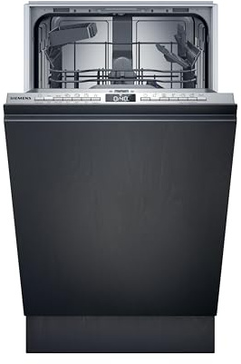 Siemens SR63EX25KE iQ300 Vollintegrierter Geschirrspüler, 45 cm, 10 Maßgedecke, 6 Programme, varioSpeed Plus & autoOpen dry, aquaStop, Home Connect