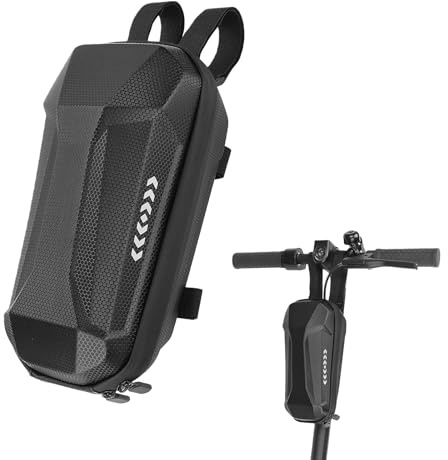 flintronic 2L Bolsa De Manillar Scooter Eléctrica, Scooter Bolsa De Tubo Frontal, Bolsas de Almacenamiento Impermeable EVA, para Xiaomi MI Mijia M365 Sedway Ninebot E ES1/2/3/4