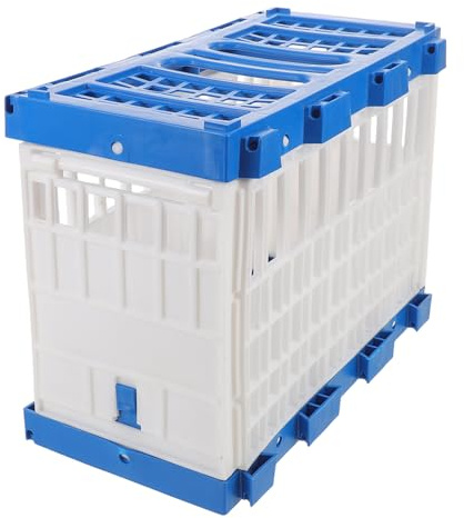 DOITOOL Cage de Transport pour Pigeons Voyageurs en Plastique Léger 32X165X245 CM Porte Latérale Ouvrante Caisse Modulable pour Entraînement Transport et Usage Domestique