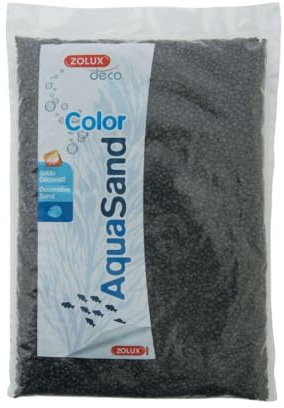 Zolux Aquasand Color Noir Ebene 1Kg