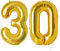 Geburtstag zahlen luftballon 30 jahre | Folienballon Gold- Folienballon in 40-101cm Geburtstagsdeko - Ballon Zahl Deko zum Geburtstag fliegt mit Helium für Männer Frauen 30.Geburtstagsparty Jubiläum