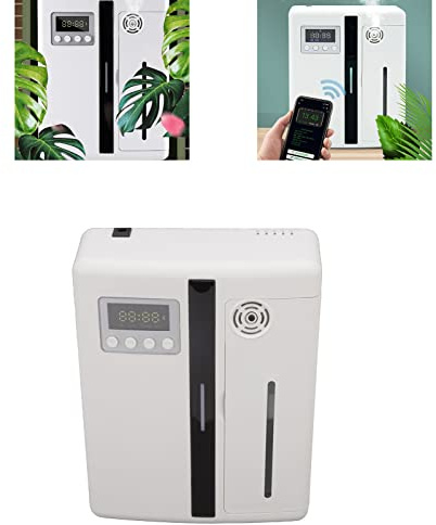 Difusor De Aceites Esenciales, Smart Scent Air Machine, Difusor Automático De Aroma con Tecnología De Nebulización,Máquina De Aire Perfumada Inteligente para El Hogar, Hotel, Bar, KTV EU 100-240V