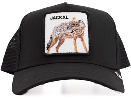 Goorin Bros. Jackal Cap 101-1448 mit synthetischem Visier, schwarz, Einheitsgröße