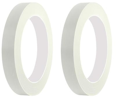 Qrity 2 Nastro in Carta per Mascheratura, 15mm x 50m, Nastro di Carta, per Imbianchino, Mascheratura, Bianco