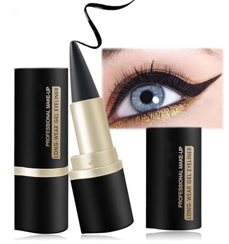 Long-Lasting Black Eyeliner Pencil – Quick-Dry, Waterproof, Smudge-Proof Matte Finish for All Eye Shapes, Face Painting & Body Art