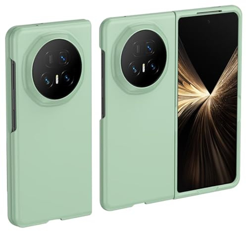 Topme Coque de téléphone Hard Skin pour Honor Magic V5 7.95, Manchon de Protection Antichoc en Polycarbonate - Vert Clair