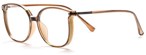 EYEGLSMST Lunettes de Lecture Anti Lumière Bleue 2.0 pour Femmes, Lunettes Loupe Élégantes Brillantes, Lecteurs Designer Grande Taille, Anti-Fatigue