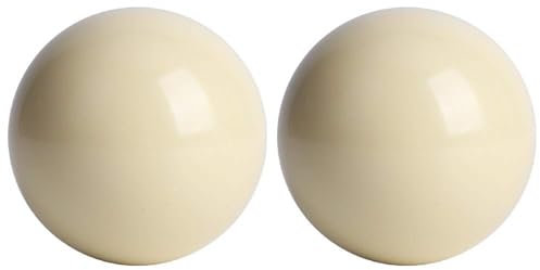 Billardtisch,2 Stück,Weiße Billardkugeln,Snooker-Billardtisch,Trainingsplatz,Billardkugel,Standard 5,72 cm