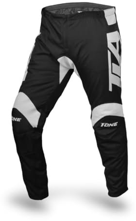 TLA T-One Pantaloni Moto Cross, Enduro, Quad, robusti, Leggeri. Taglie sino 46-6XL per Uomo, Donna, Bambino. Abbigliamento Moto, Tuta Motocross, Enduro, Quad